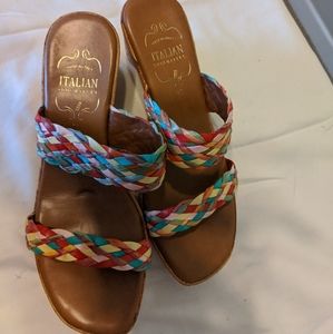 Women's Mulit-color Sandal 9 1/2